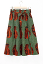 Cotton wax printed skirts