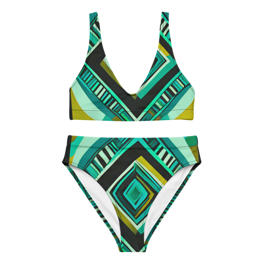 Recycled high-waisted bikini